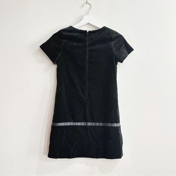 Florence Eiseman Girls Velvet Dress Size 12 Black Holiday Formal Designer - Picture 4 of 9